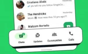 ﻿WhatsApp receives a backside navbar on Android for easy navigation